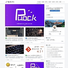 高颜值自适应博客主题Puock WordPress主题